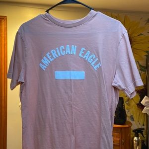 pink american eagle shirt